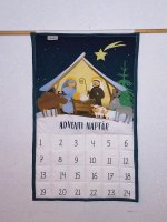 Betlehemes adventi naptár 